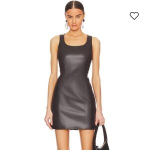 Levi's Faux Leather Dress, Size: S